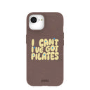Chocolate Brown Ive got Pilates iPhone 16e/17e Case