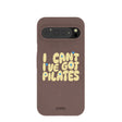 Chocolate Brown Ive got Pilates Google Pixel 9 Pro XL Case