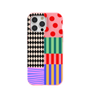 Bubblegum Pink Juggling Colors iPhone 15 Pro Max Case