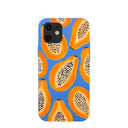 Electric Blue Juicy Papayas iPhone 12/ iPhone 12 Pro Case