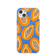 Electric Blue Juicy Papayas iPhone 15 Plus Case