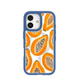 Clear Juicy Papayas iPhone 17 Case With True Blue Ridge (MagSafe included)