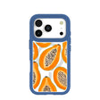 Clear Juicy Papayas iPhone 17 Pro Case With True Blue Ridge (MagSafe included)