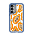 Clear Juicy Papayas Samsung Galaxy S26+(Plus) Case With True Blue Ridge (Magnetic Charging included)