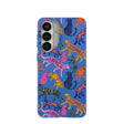 Electric Blue Jungle Cat Samsung Galaxy S26+(Plus) Case