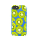 Electric Blue Kiwi Slices iPhone 6/6s/7/8/SE Case