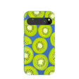 Electric Blue Kiwi Slices Google Pixel 9 Pro XL Case