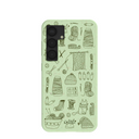 Sage Green Knit Nook Samsung Galaxy S25 Case