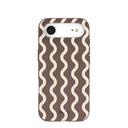 Chocolate Brown Latte Waves iPhone Air Case