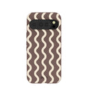 Chocolate Brown Latte Waves Google Pixel 10/10 Pro Case