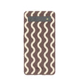 Chocolate Brown Latte Waves Google Pixel 6a Case
