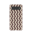 Chocolate Brown Latte Waves Google Pixel 6 Case