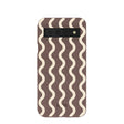 Chocolate Brown Latte Waves Google Pixel 8a Case