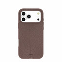Chocolate Brown Leaf Veins iPhone 17 Pro Max Case
