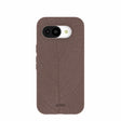 Chocolate Brown Leaf Veins Google Pixel 10a Case