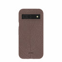 Chocolate Brown Leaf Veins Google Pixel 8a Case