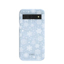 Powder Blue Let it Snow Google Pixel 8a Case