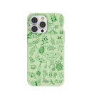 Sage Green Linear Entomology iPhone 14 Pro Max Case