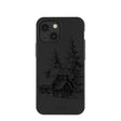 Black Lone Cabin iPhone 13 Mini Case