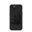 Black Lone Cabin iPhone 13 Case