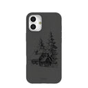 Black Lone Cabin iPhone 16 Plus Case