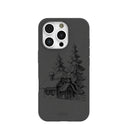 Black Lone Cabin iPhone 16 Pro Case