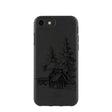 Black Lone Cabin iPhone 6/6s/7/8/SE Case