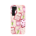 Bubblegum Pink Love Letters Samsung Galaxy S25 Case