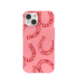 Bubblegum Pink Lucky Horseshoe iPhone 14 Case