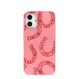 Bubblegum Pink Lucky Horseshoe iPhone 16 Plus Case