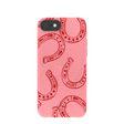Bubblegum Pink Lucky Horseshoe iPhone 6/6s/7/8/SE Case