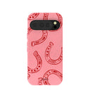 Bubblegum Pink Lucky Horseshoe Google Pixel 10/10 Pro Case