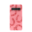 Bubblegum Pink Lucky Horseshoe Google Pixel 7 Pro Case