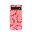 Bubblegum Pink Lucky Horseshoe Google Pixel 8a Case