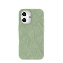 Sage Green Lushy Leaves iPhone 16 Case