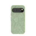 Sage Green Lushy Leaves Google Pixel 10/10 Pro Case
