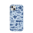 Powder Blue Marine Life iPhone 14 Plus Case