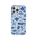 Powder Blue Marine Life iPhone 14 Pro Max Case