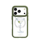 Clear Martini Moment iPhone 17 Pro Case With Forest Floor Ridge (MagSafe included)