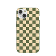 Forest Floor Matcha Check iPhone 14 Case