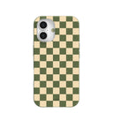Forest Floor Matcha Check iPhone 16 Case