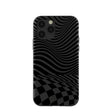 Black Melted Checkers iPhone 11 Pro Case