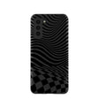 Black Melted Checkers Samsung Galaxy S21 Case