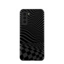 Black Melted Checkers Samsung Galaxy S21 Case