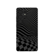 Black Melted Checkers Samsung Galaxy S25 Ultra Case