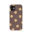 Chocolate Brown Mini Toast iPhone 12 Mini Case