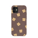 Chocolate Brown Mini Toast iPhone 12 Mini Case