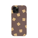 Chocolate Brown Mini Toast iPhone 12 Pro Max Case