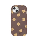 Chocolate Brown Mini Toast iPhone 15 Case