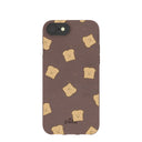 Chocolate Brown Mini Toast iPhone 6/6s/7/8/SE Case